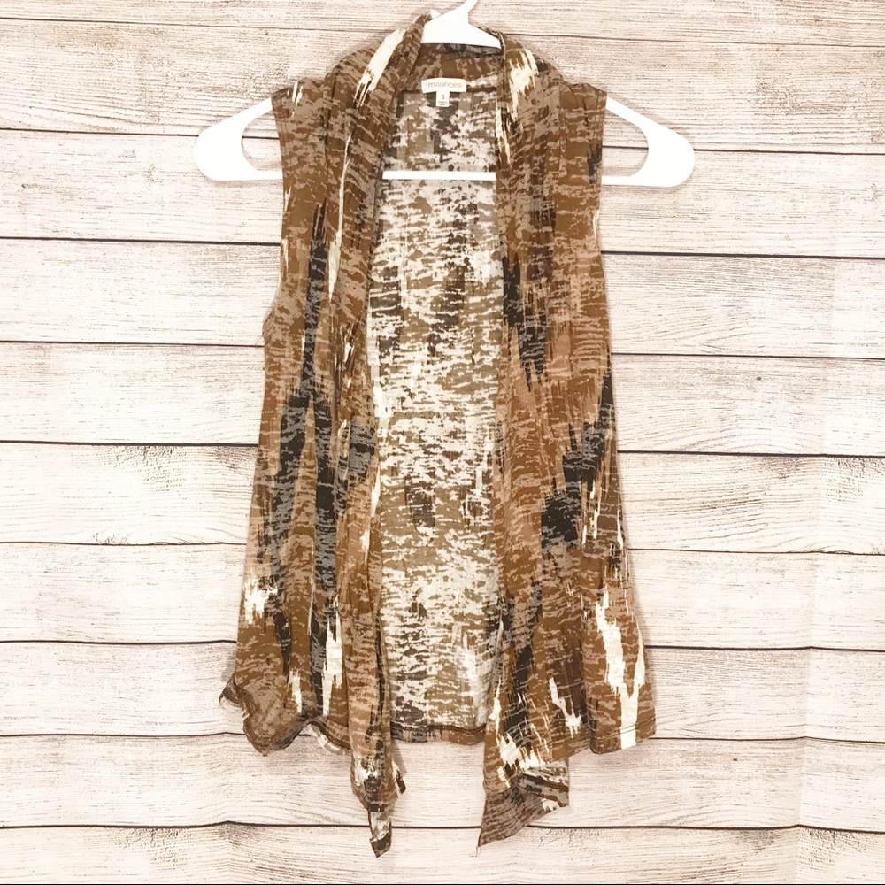 🌻SALE! Maurices burnout sleeveless cardigan vest
